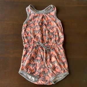 Boutique Zebra Romper 18 months